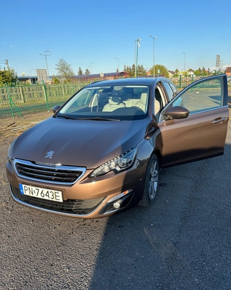 Peugeot 308 cena 35900 przebieg: 157715, rok produkcji 2014 z Konin małe 781